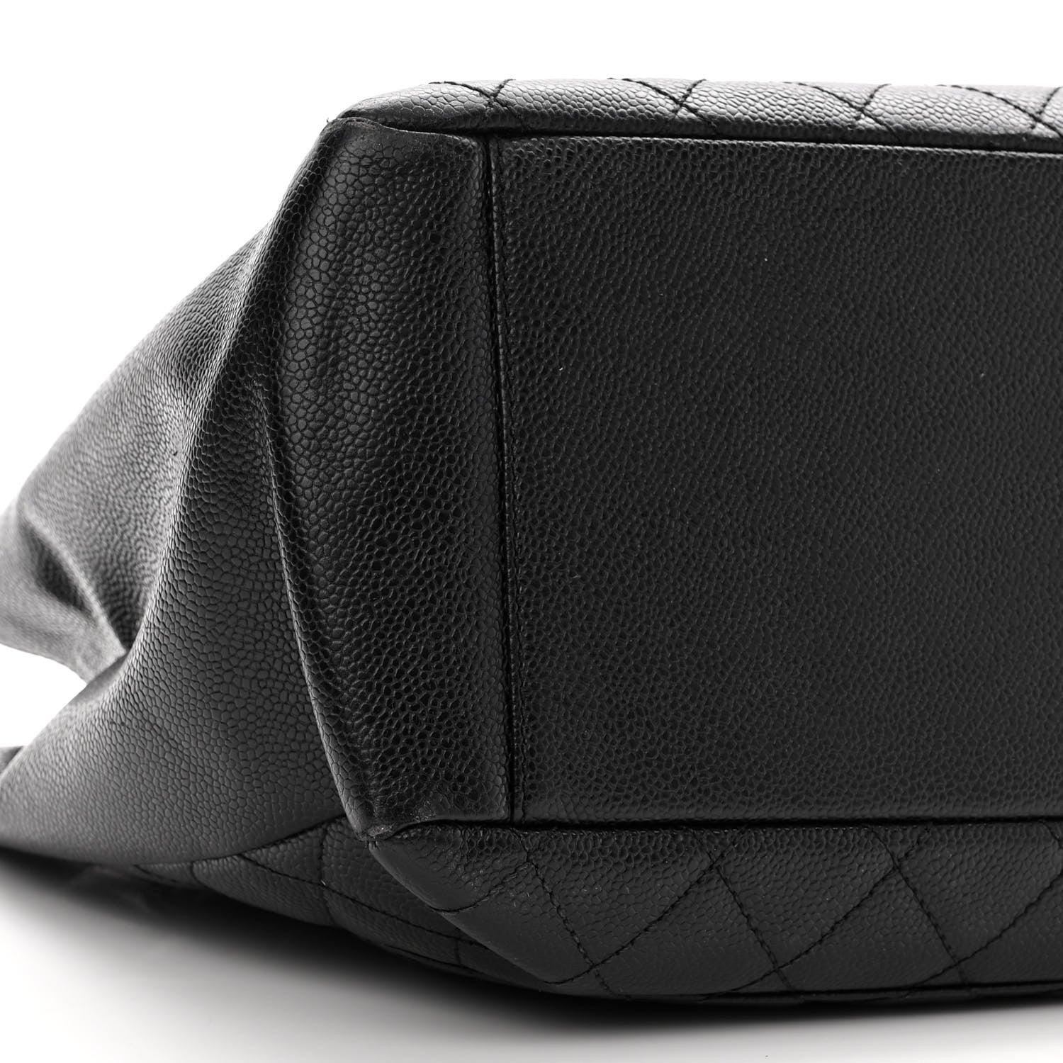 Chanel Caviar Quilted Grand Shopping Tote GST Black 9 of 10