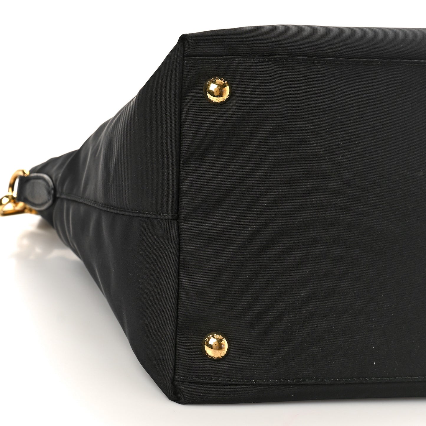 Tessuto Nylon Saffiano Tote Black