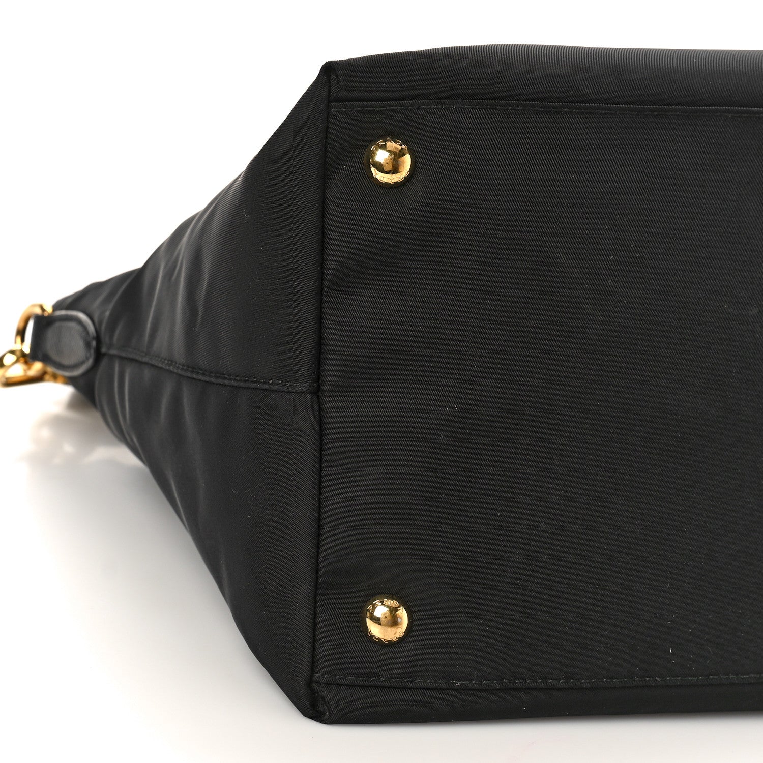 Prada Tessuto Nylon Saffiano Tote Black 7 of 10