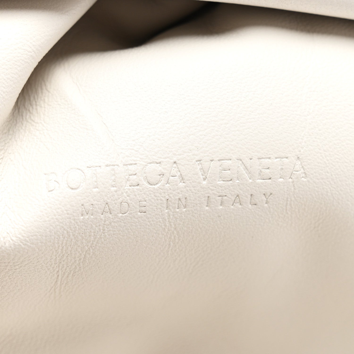 Bottega Veneta Nappa Maxi Intrecciato The Pouch Oversized Clutch Chalk 6 of 7
