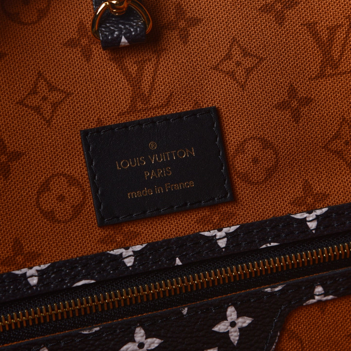 Monogram Giant Crafty Neverfull MM Creme Caramel