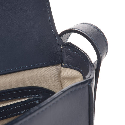 Mansur Gavriel Calfskin Flap Crossbody Bag Blu 15 of 17