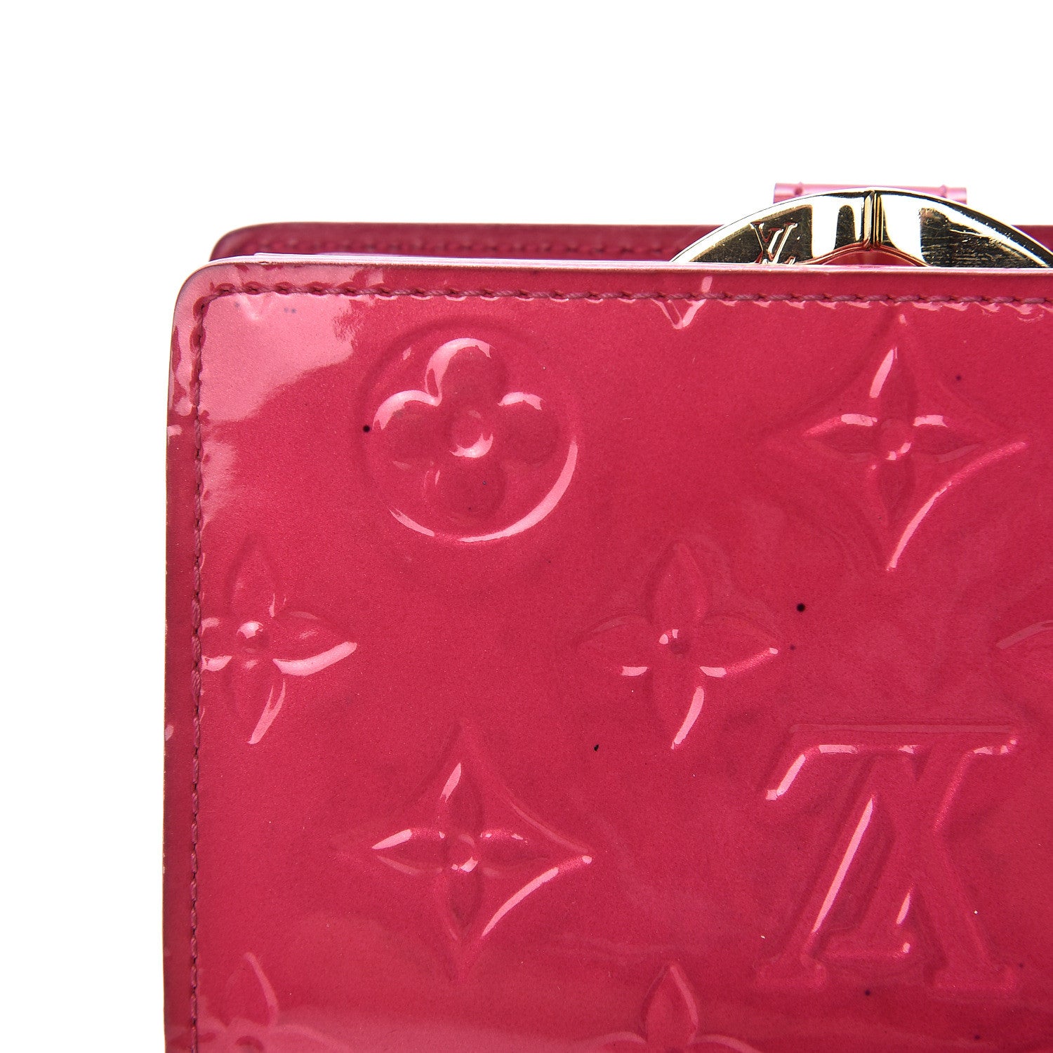Louis Vuitton Vernis French Purse Wallet Framboise 8 of 11