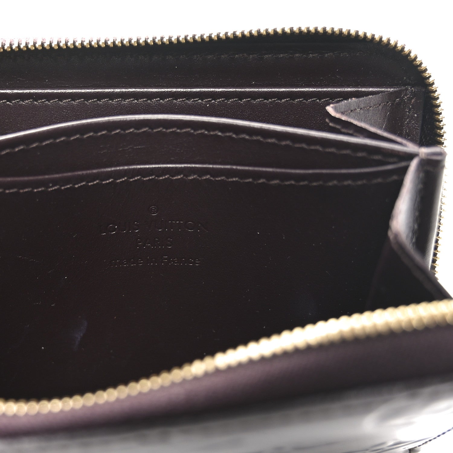 Louis Vuitton Vernis Zippy Coin Purse Wallet Amarante 6 of 7