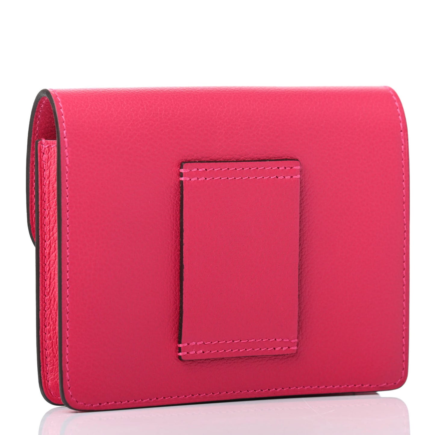 Evercolor Bi-Color Roulis Slim Wallet Framboise Rouge Sellier