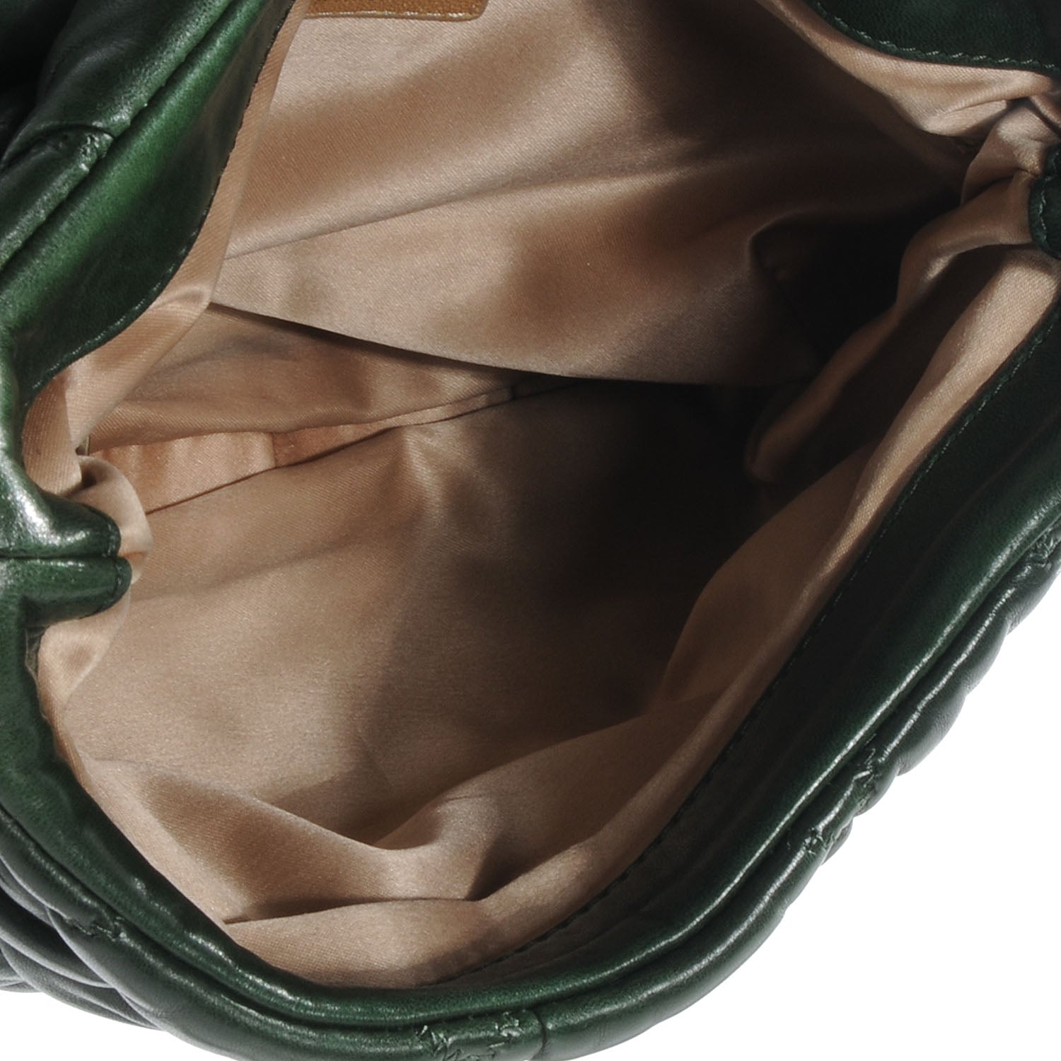 Chanel Lambskin Bubble Quilt Flap Bag Green 6 of 9