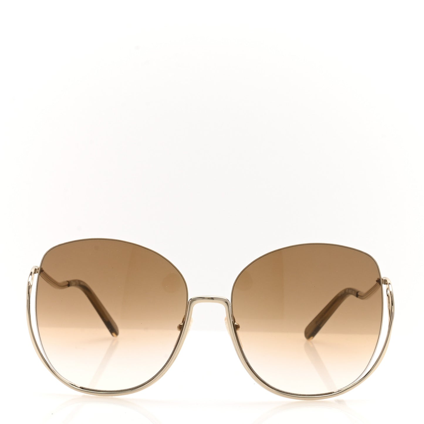 Oversized Round Milla Sunglasses CE125S Gold