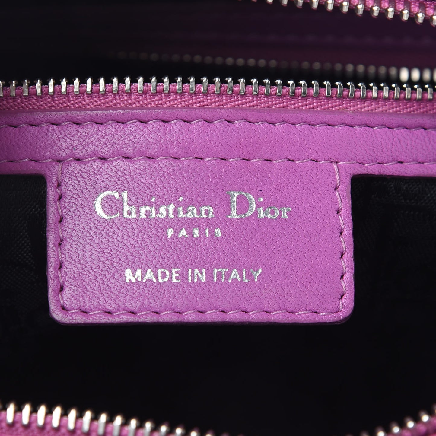 Lambskin Cannage Large Lady Dior Pink