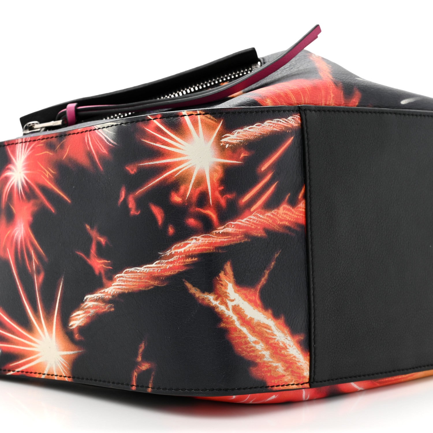 Loewe Calfskin Small Lunar New Year 2018 Hammock Shoulder Bag Black Multicolor 10 of 13