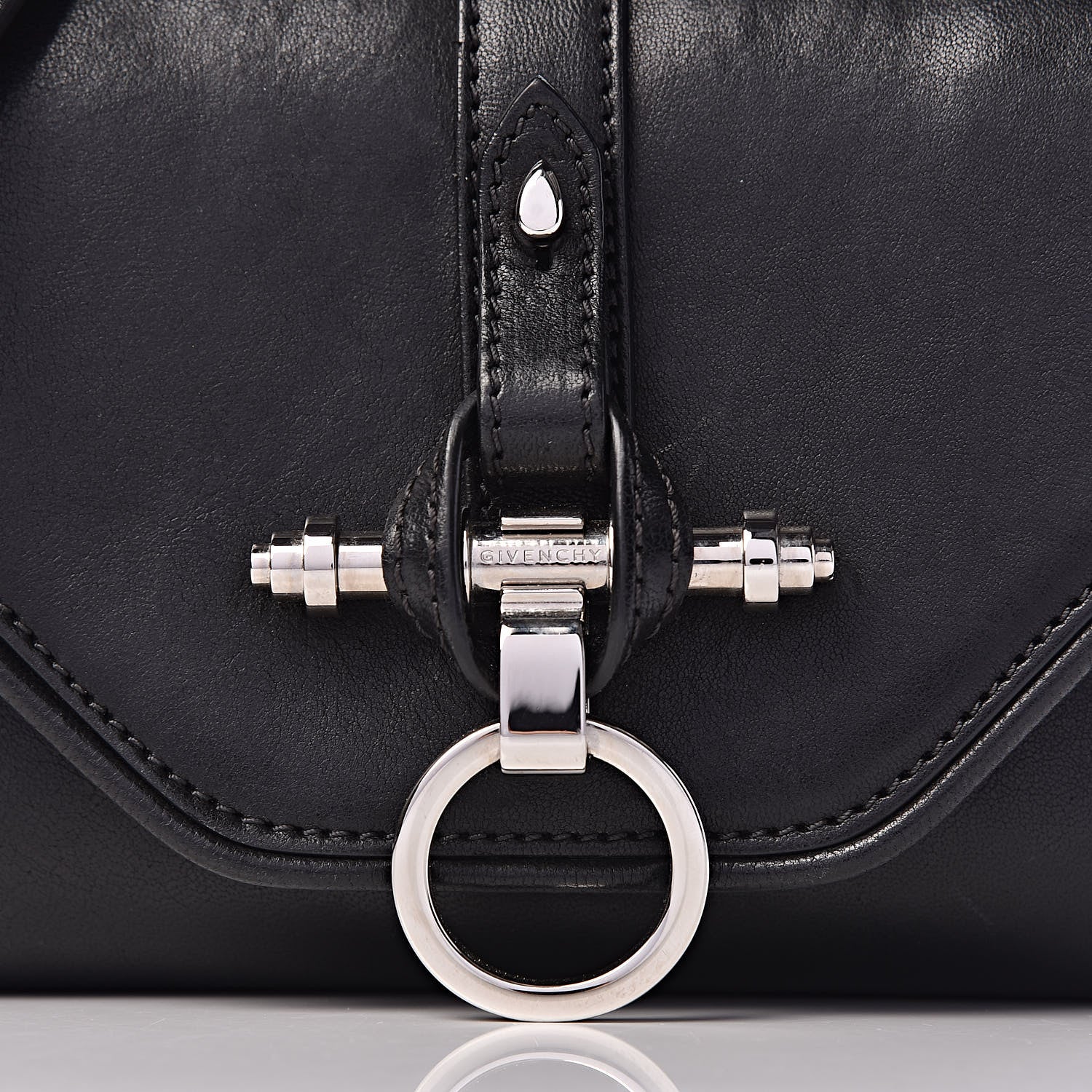 Givenchy Lambskin Obsedia Shoulder Bag Black 7 of 10