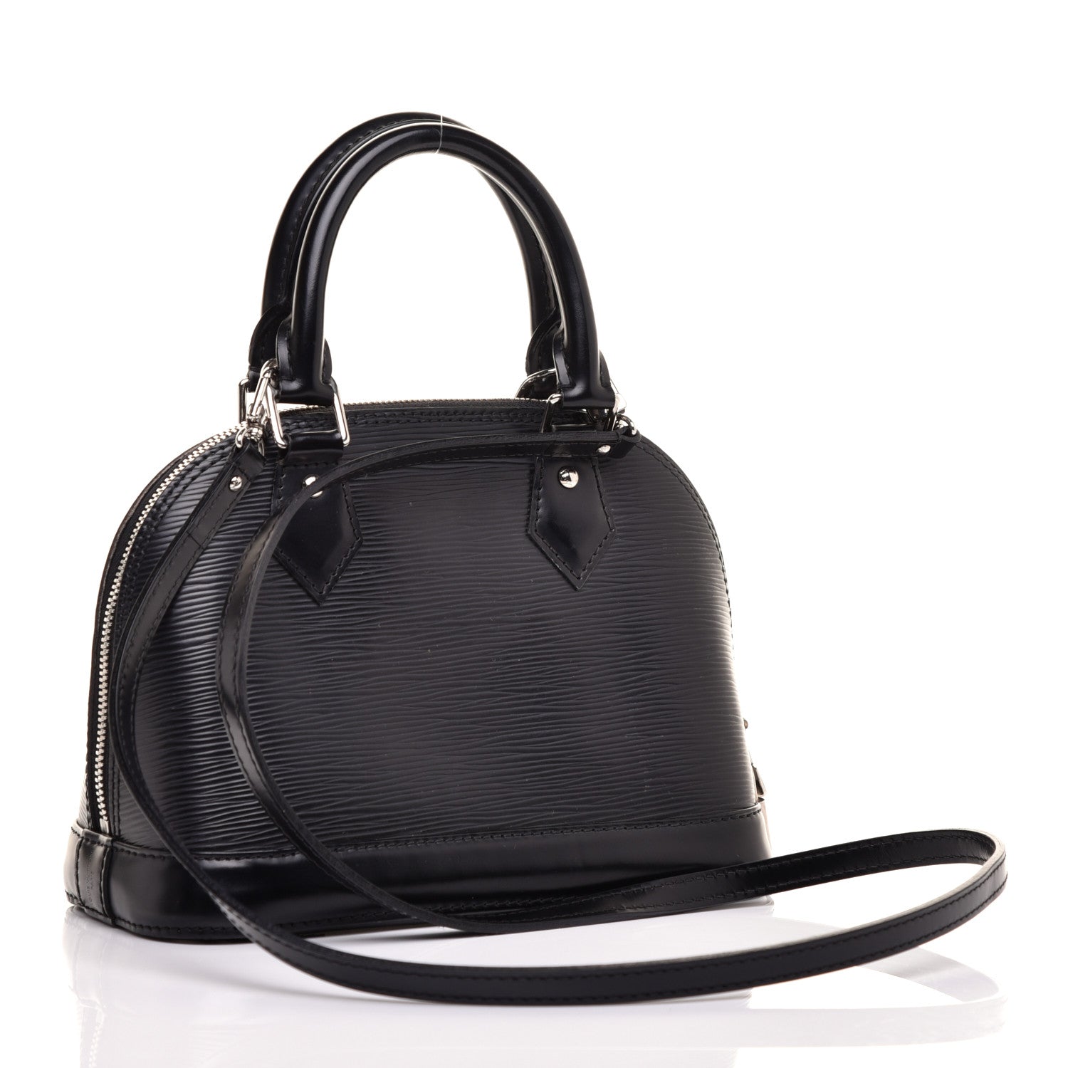 Louis Vuitton Epi Alma BB Black 2 of 9