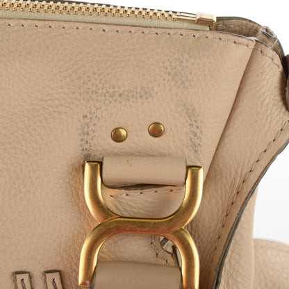 Chloe Calfskin Medium Marcie Satchel Angora Beige 8 of 8
