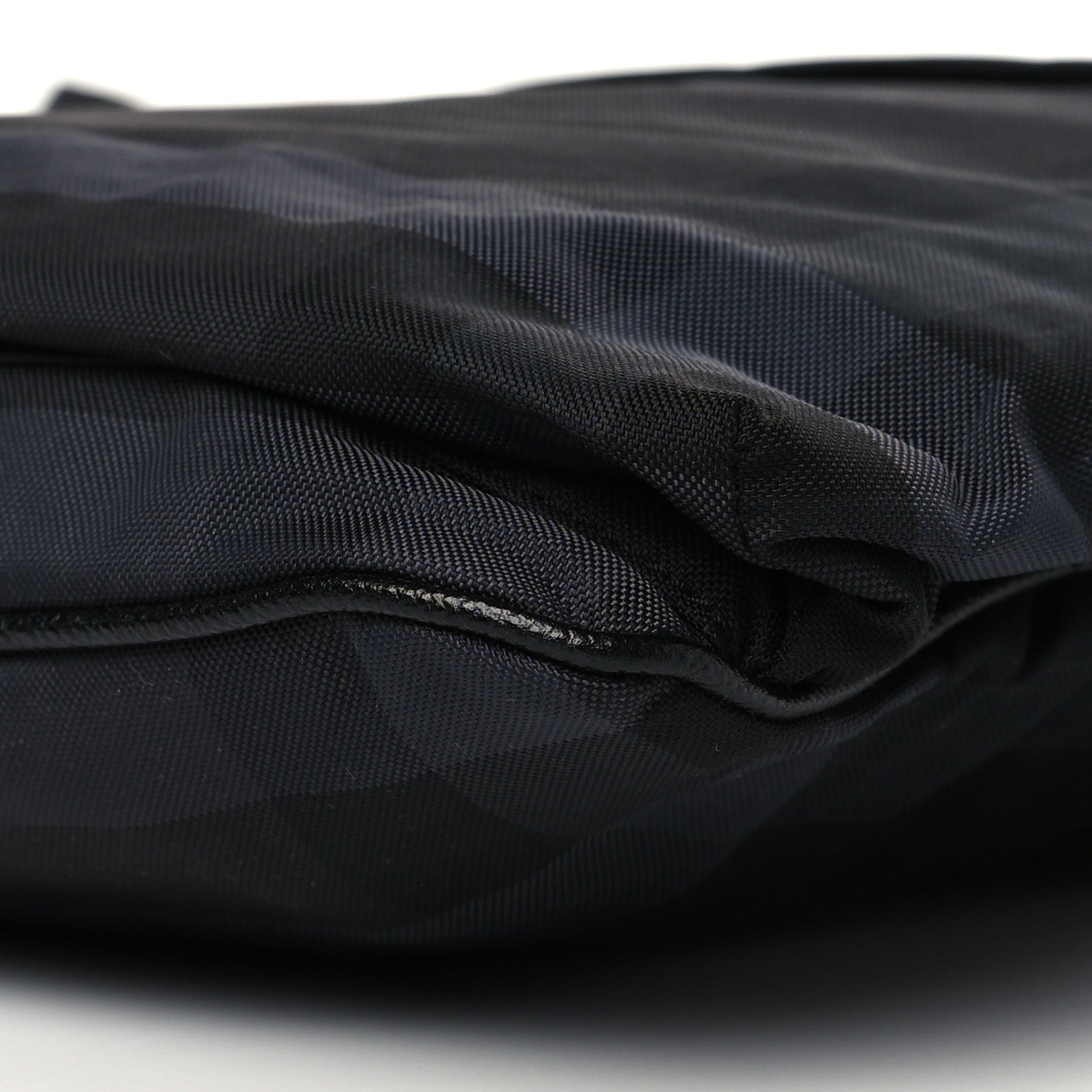 Burberry Smoked Check Crossbody Messenger Bag Black 10 of 10