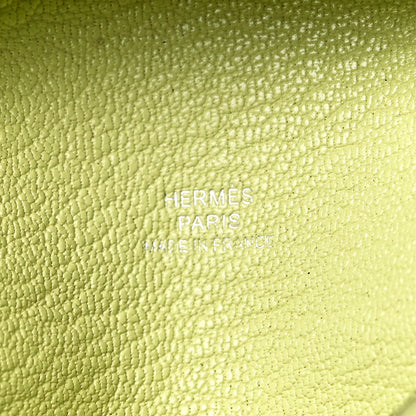 Hermes Chevre Mysore Bastia Coin Purse Jaune Bourgeon 5 of 10