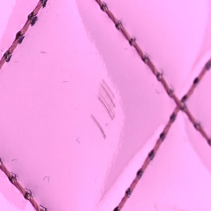 Chanel Mirror Calfskin Metallic Lambskin Quilted Hollywood Boulevard Mini Flap With Star Coin Purse Pink 13 of 14