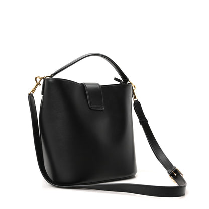 Celine Smooth Calfskin Triomphe Medium Louise Bag Black 4 of 11