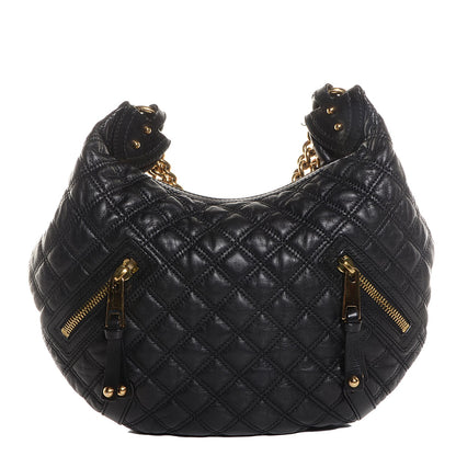 Marc Jacobs Leather Quilted Banana Chain Hobo Black 1 of 7