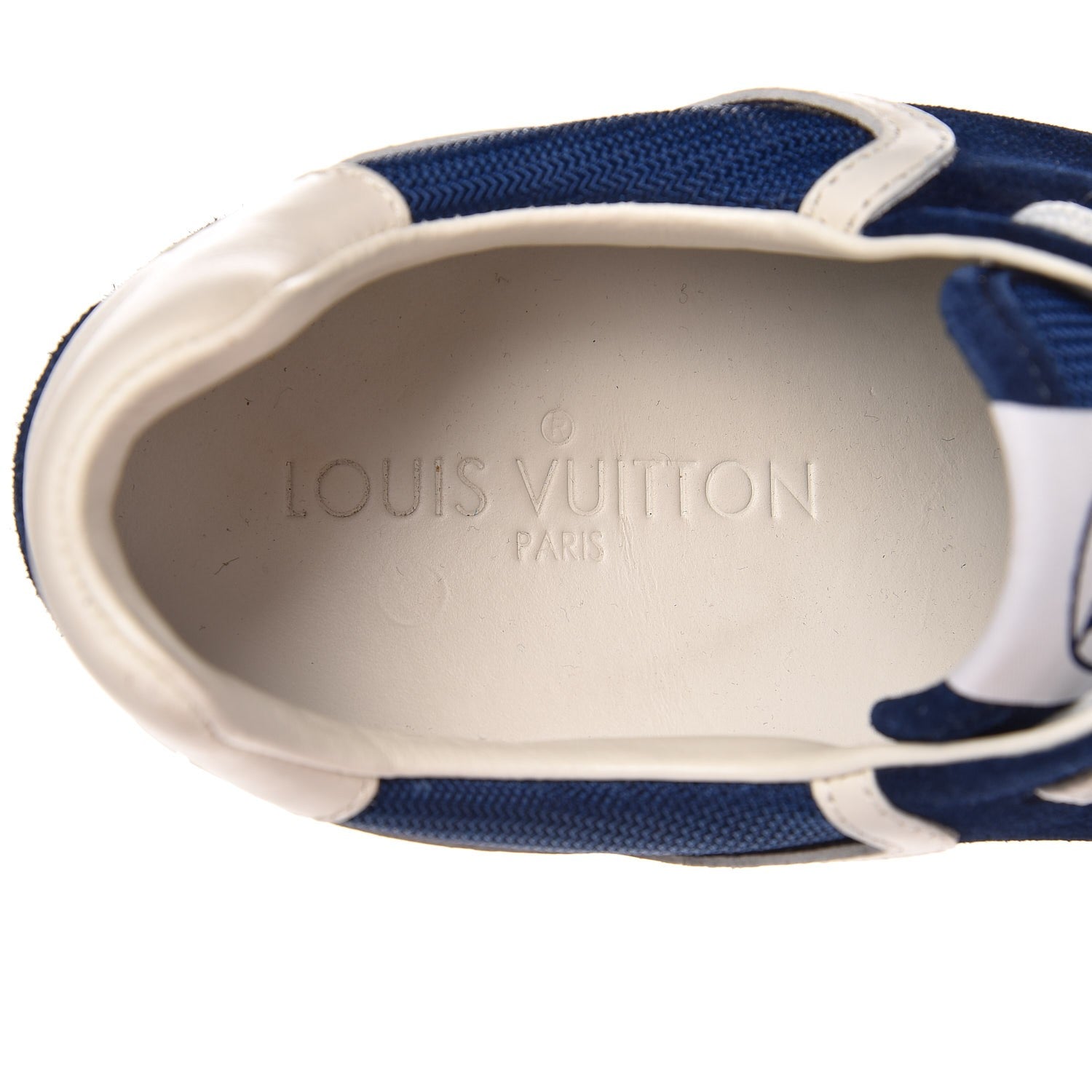 Louis Vuitton Suede Run Away Sneakers 37 Blue 6 of 9