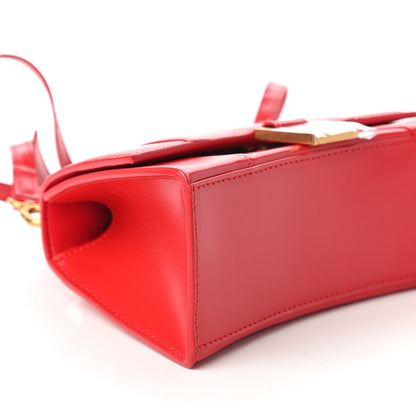 Balenciaga Shiny Box Calfskin Hourglass Top Handle Bag XS Bright Red 6 of 10