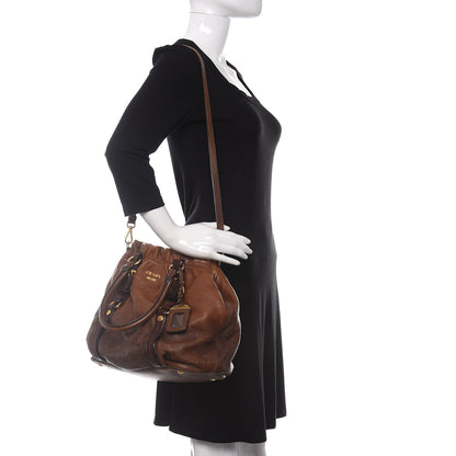 Prada Cervo Antik Shoulder Bag Nocciolo Sfumato 2 of 12