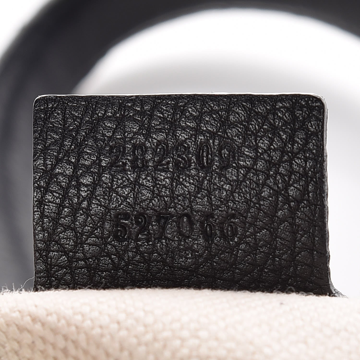 Gucci Pebbled Calfskin Medium Soho Shoulder Bag Black 9 of 15