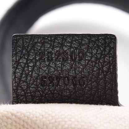 Gucci Pebbled Calfskin Medium Soho Shoulder Bag Black 9 of 15