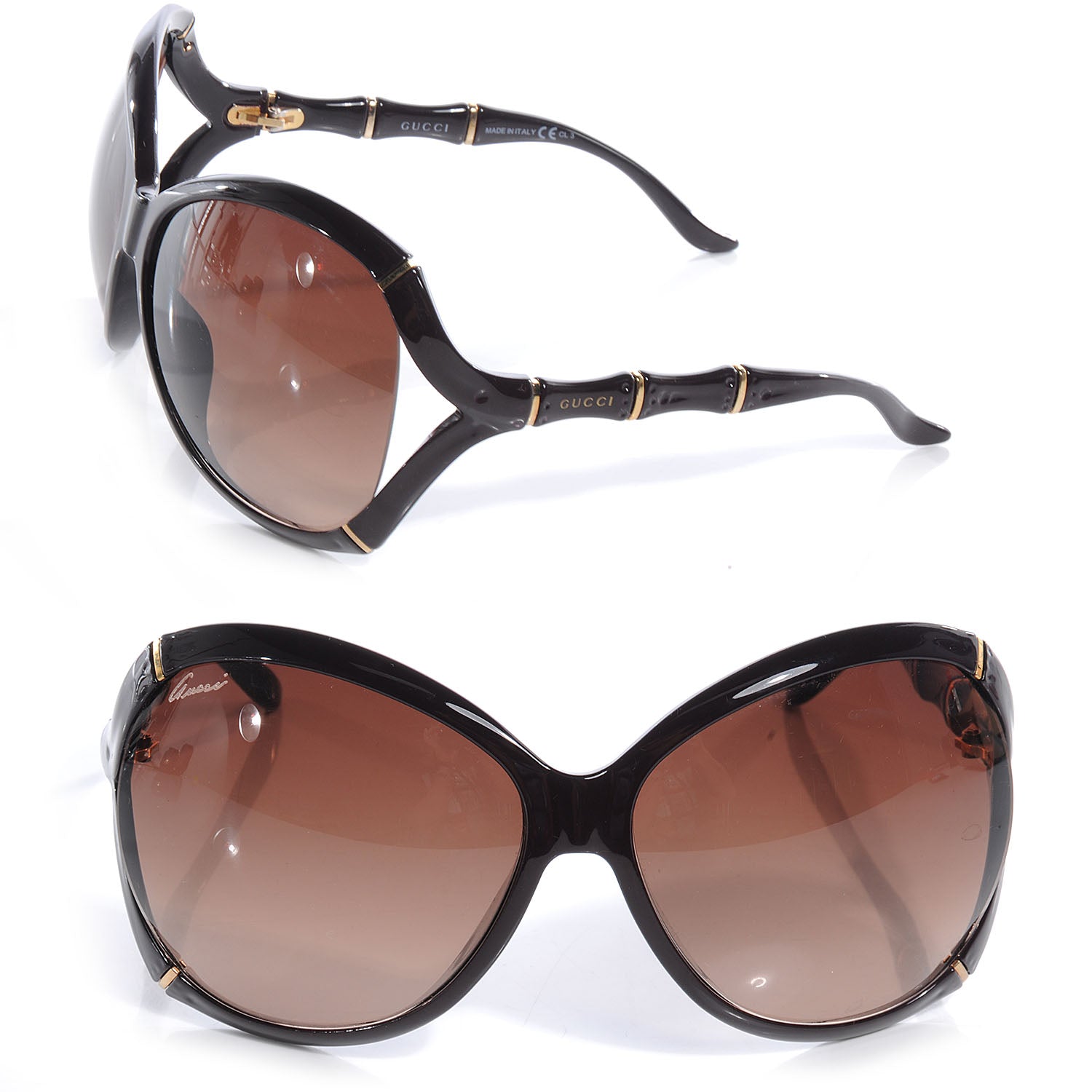 Gucci Gradient Bamboo Sunglasses GG 3509/S 1 of 6