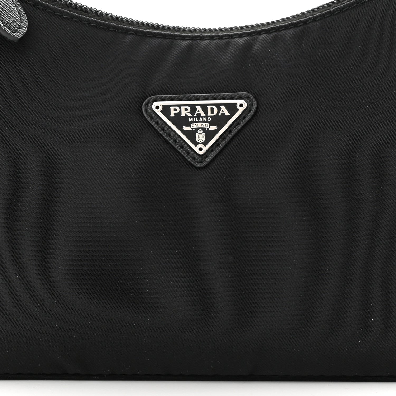 Prada Tessuto Nylon Mini Re-Edition 2000 Bag Black 9 of 12