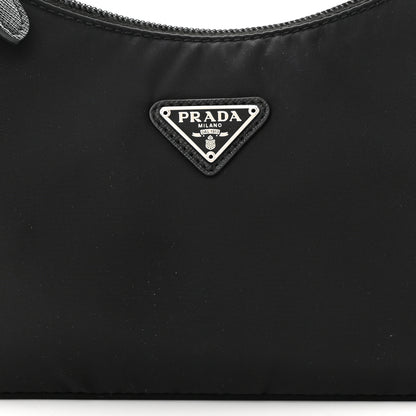 Prada Tessuto Nylon Mini Re-Edition 2000 Bag Black 9 of 12