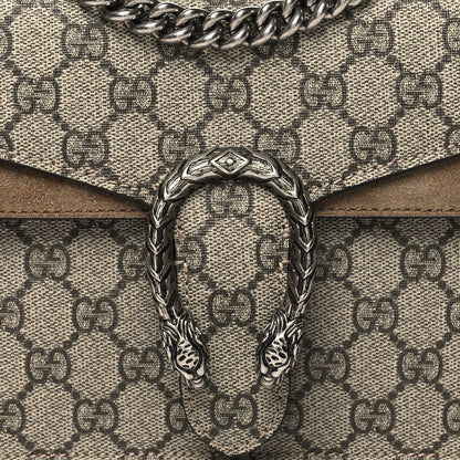Gucci GG Supreme Monogram Mini Dionysus Shoulder Bag Taupe 8 of 11