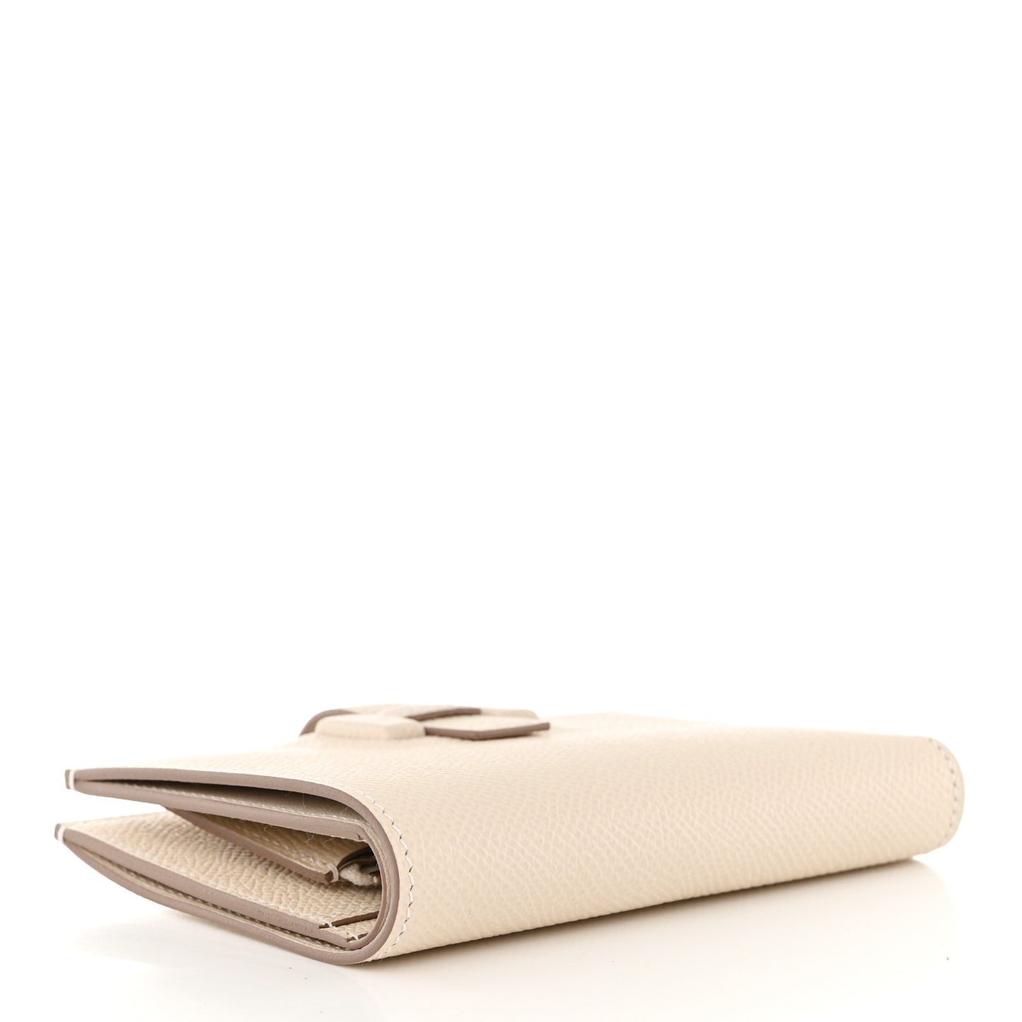 Epsom H Passant Compact Wallet Craie
