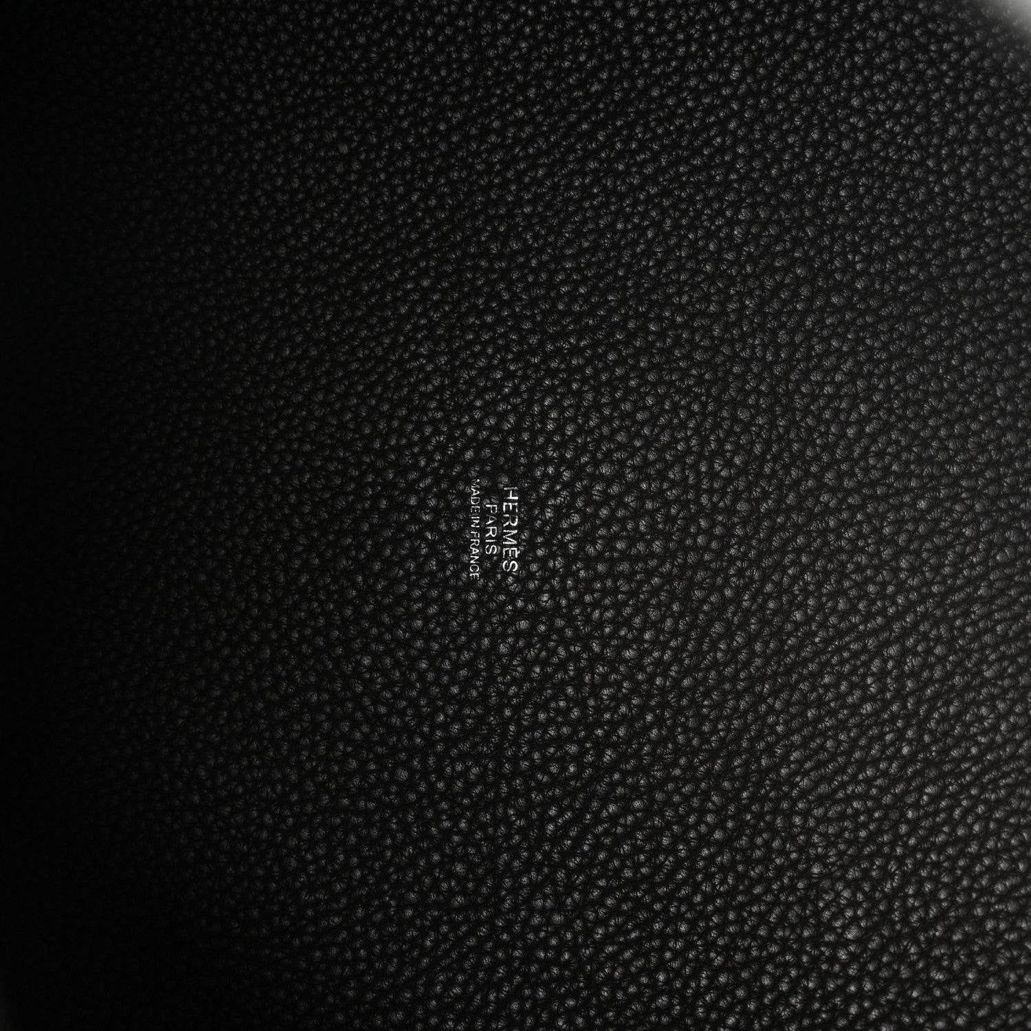 Hermes Taurillon Clemence Picotin Lock TGM Graphite 6 of 10