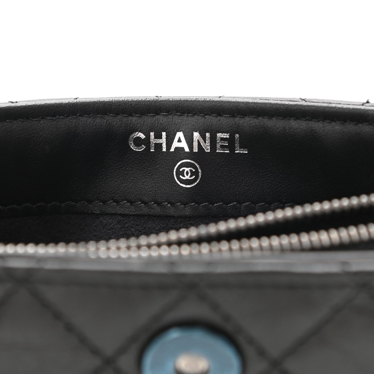 Aged Calfskin Lucky Charms 2.55 Reissue Mini Clutch With Chain Black