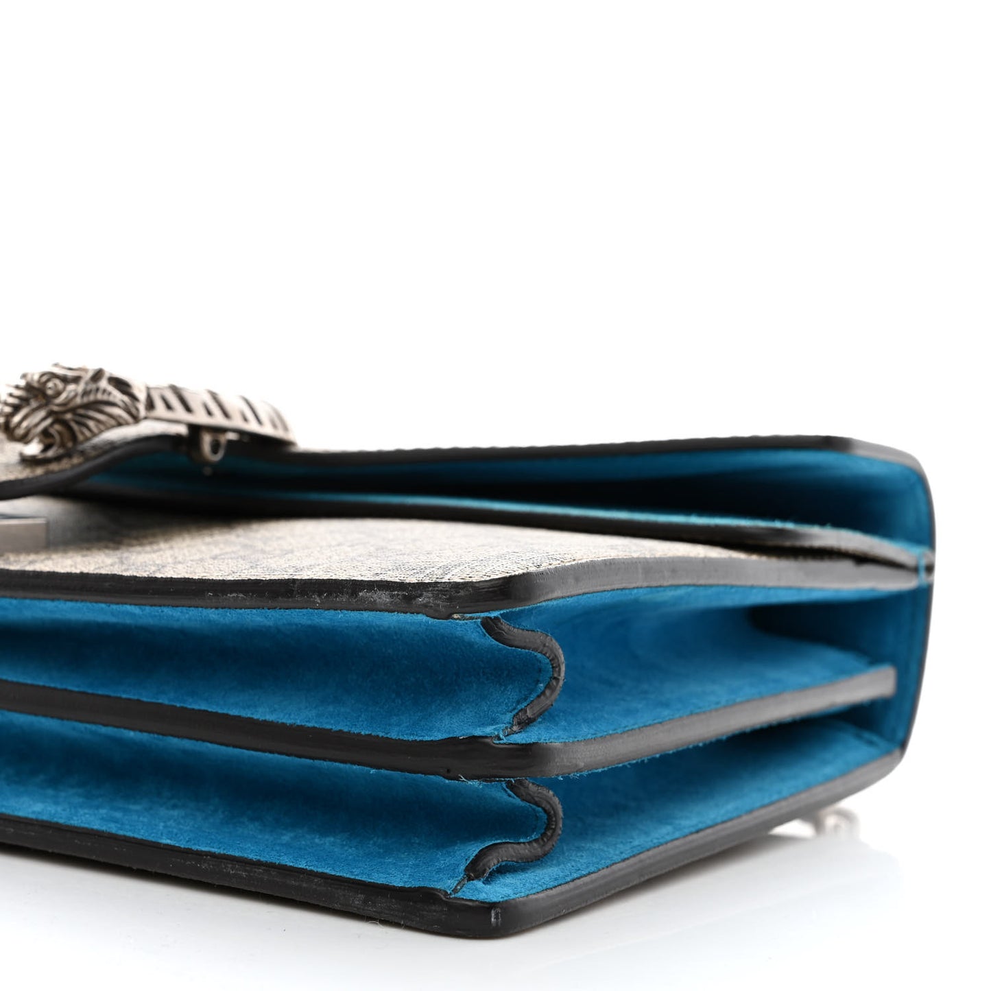 GG Supreme Monogram Small Dionysus Shoulder Bag Bright Turquoise