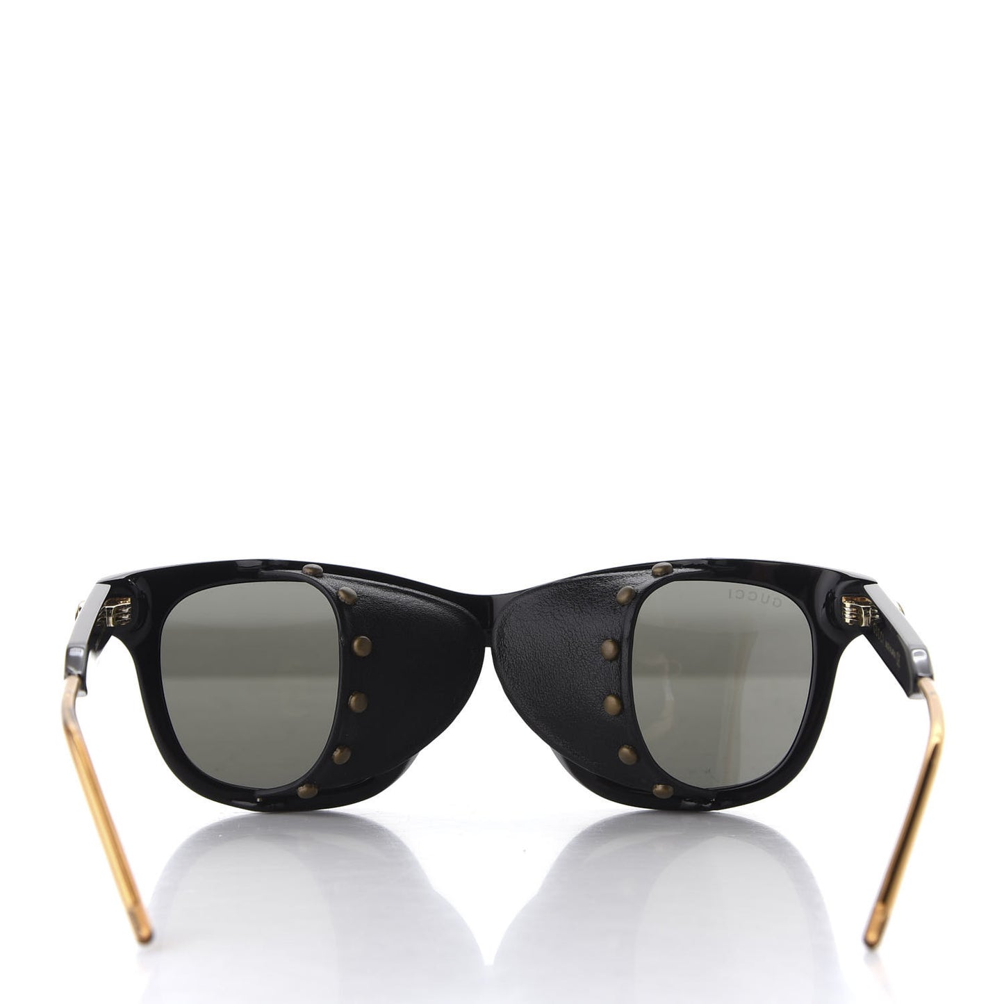 Acetate Square Frame Sunglasses GG0671S Black