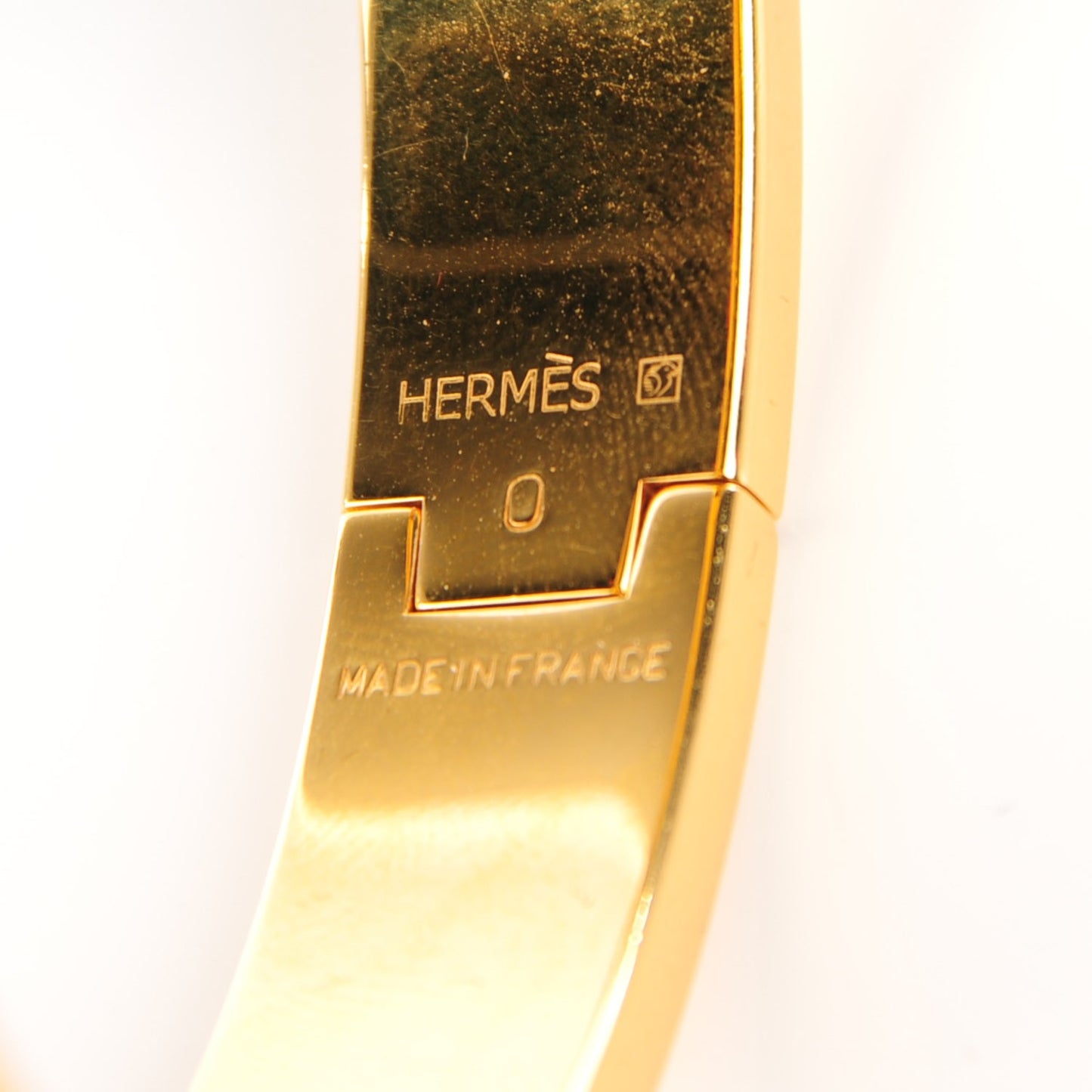 Enamel Narrow Clic Clac H Bracelet PM Azur