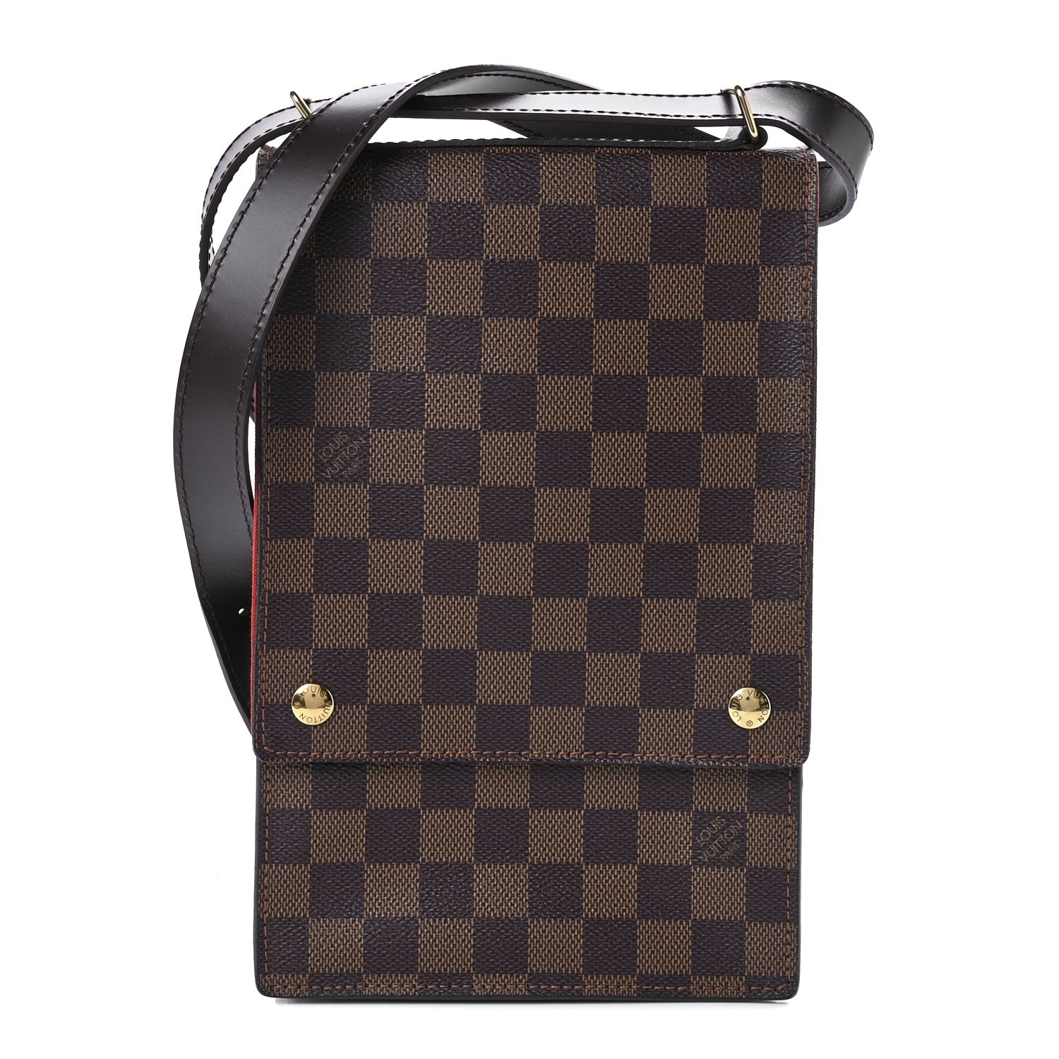 Louis Vuitton Damier Ebene Portobello Travel Shoulder Bag 1 of 9