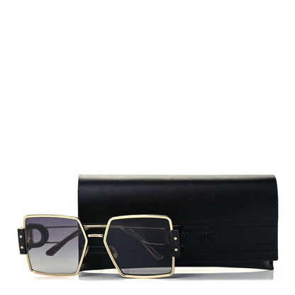 Christian Dior Acetate Square 30 Montaigne 2 Sunglasses Black Gold 8 of 8
