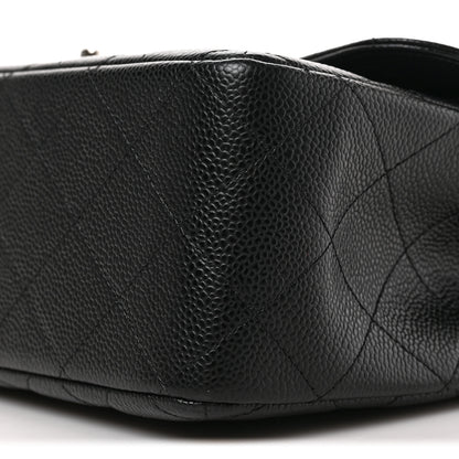 Chanel Caviar Quilted Jumbo Double Flap Black 9 of 9