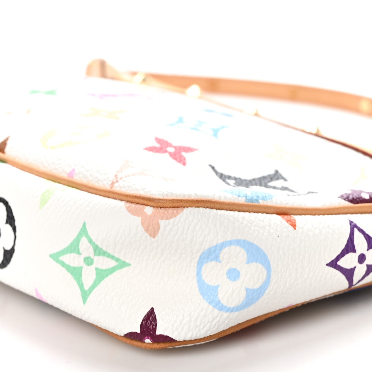 Monogram Multicolor Pochette Accessories White