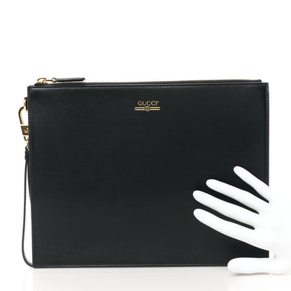 Gucci Calfskin Clutch Black 2 of 9