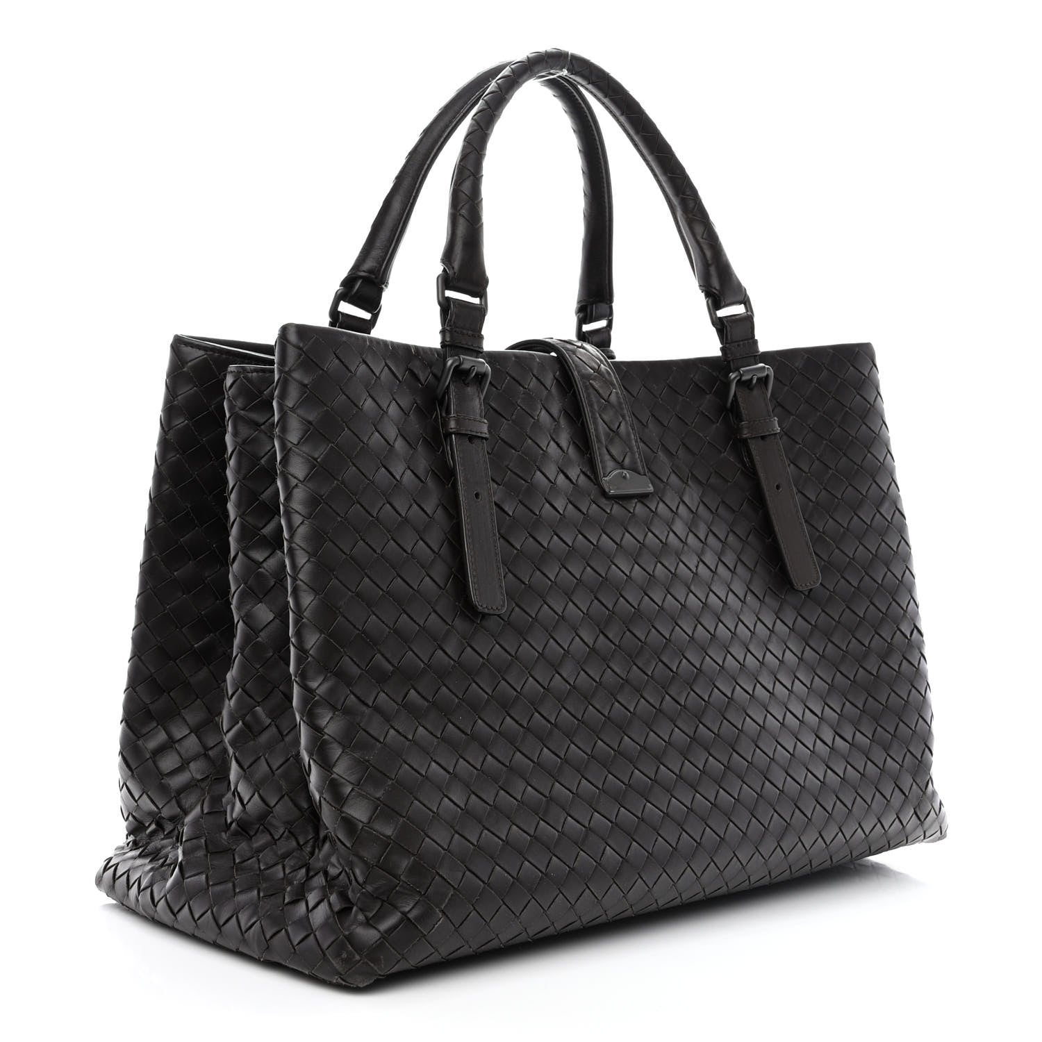 Bottega Veneta Nappa Intrecciato Medium Roma Tote Moro 3 of 12