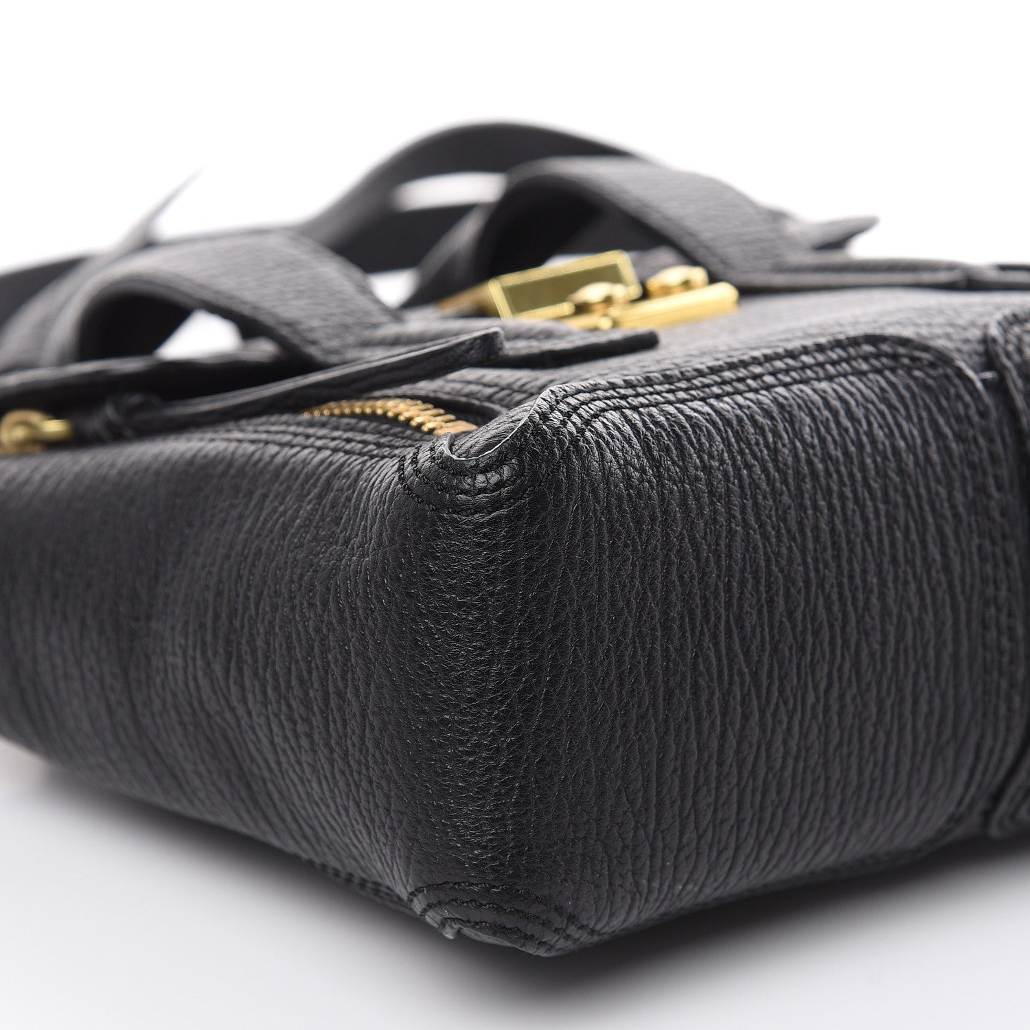 3.1 Phillip Lim 3.1 Textured Calfskin Mini Pashli Satchel Black 8 of 10
