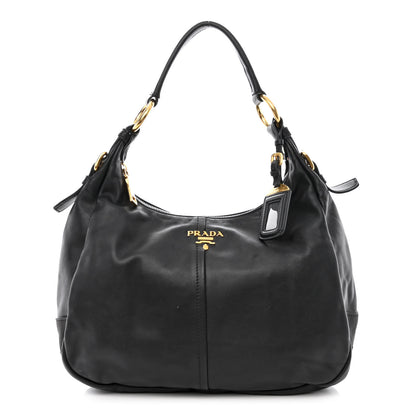 Prada Soft Calf Hobo Black 1 of 13
