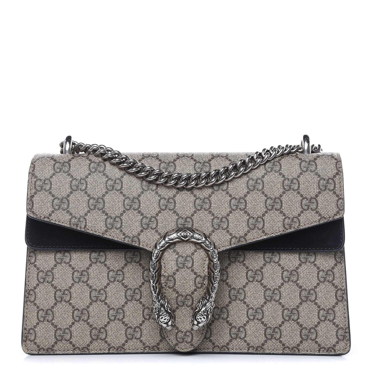 Gucci GG Supreme Monogram Small Dionysus Shoulder Bag Black 1 of 13