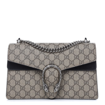 Gucci GG Supreme Monogram Small Dionysus Shoulder Bag Black 1 of 13