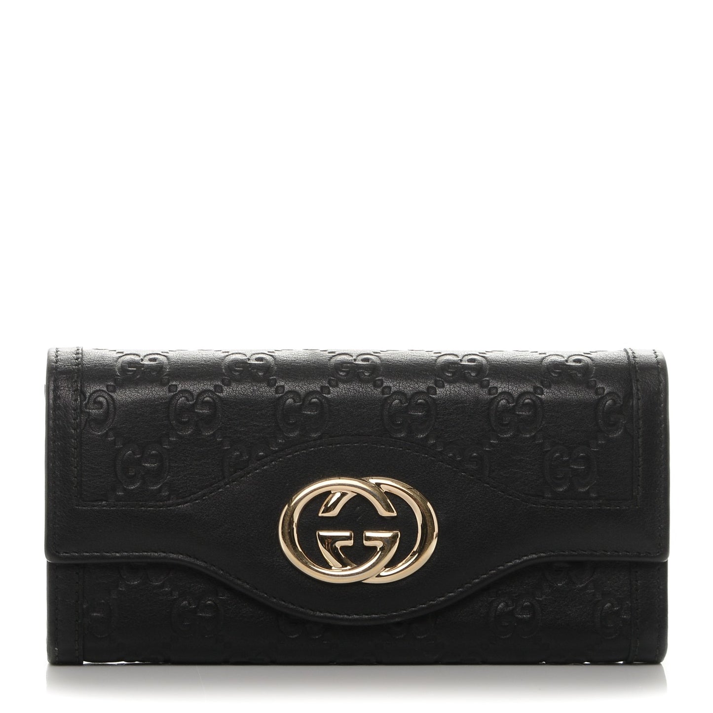 Guccissima Sukey Continental Wallet Continental Wallet Black