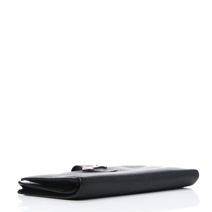 Hermes Chevre Mysore Bearn Gusset Wallet Black 4 of 19