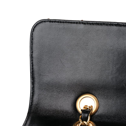 Chanel Lambskin Stitched Chocolate Bar Single Flap Brown 13 of 17