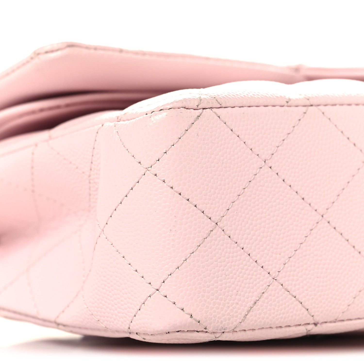 Chanel Caviar Quilted Medium Double Flap Light Pink 9 of 10